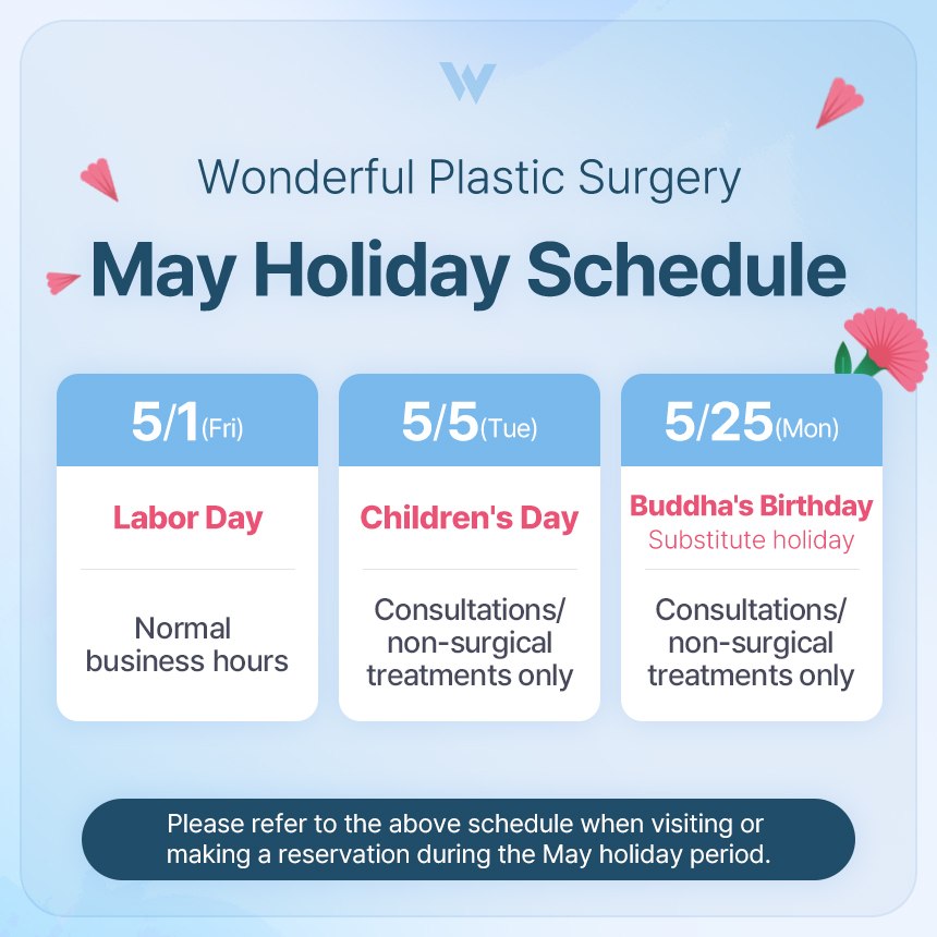 May Holiday Schedule